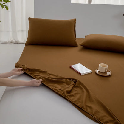 Sábana Bajera Ajustable 100% Algodón – Funda de Colchón Suave y Transpirable con Bolsillos Elásticos Profundos