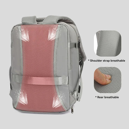 Lumin 42x18x29cm Travel Backpack – Cabin-Size Hand Luggage Bag for Men & Women, Laptop Backpack for Travel, Work & Leisure