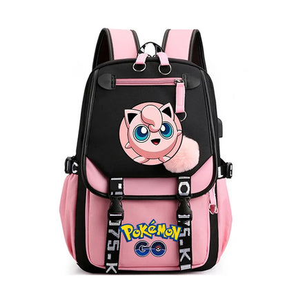 Sac à dos pour enfants grande capacité inspiré des animes | Cartable pour garçons et filles avec compartiment pour ordinateur portable