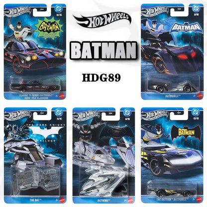 Hot Wheels Batman Series 1966 Classic Batmobile – 1:64 Scale Die-Cast Alloy Car, Batwing Collectible Toy Vehicle & Gift