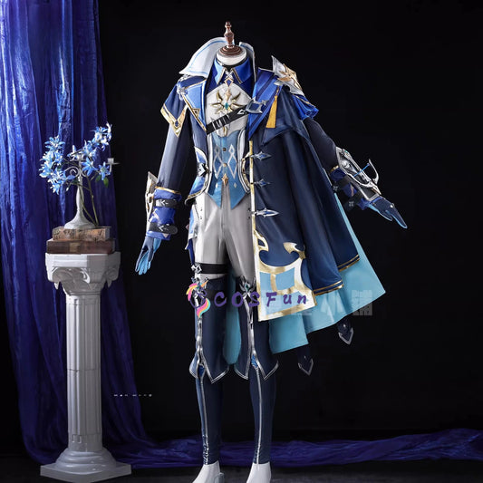 Genshin Impact Lohen Costume Cosplay – Tenue Uniforme de Fête Anime (COSFun)
