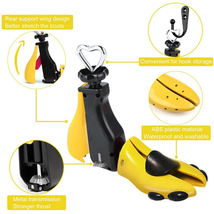 Adjustable Boot Shoe Stretcher for Men & Women – Unisex Shoe Tree Expander with Length & Width Adjustment, Wide-Fit Design