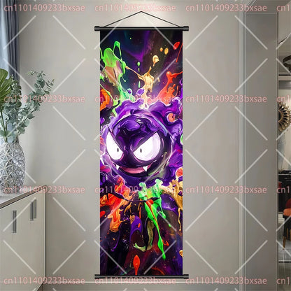 Póster HD de desplazamiento de pared de anime de Pokémon – Dragonite, Gengar, Pikachu, Charizard y legendarios