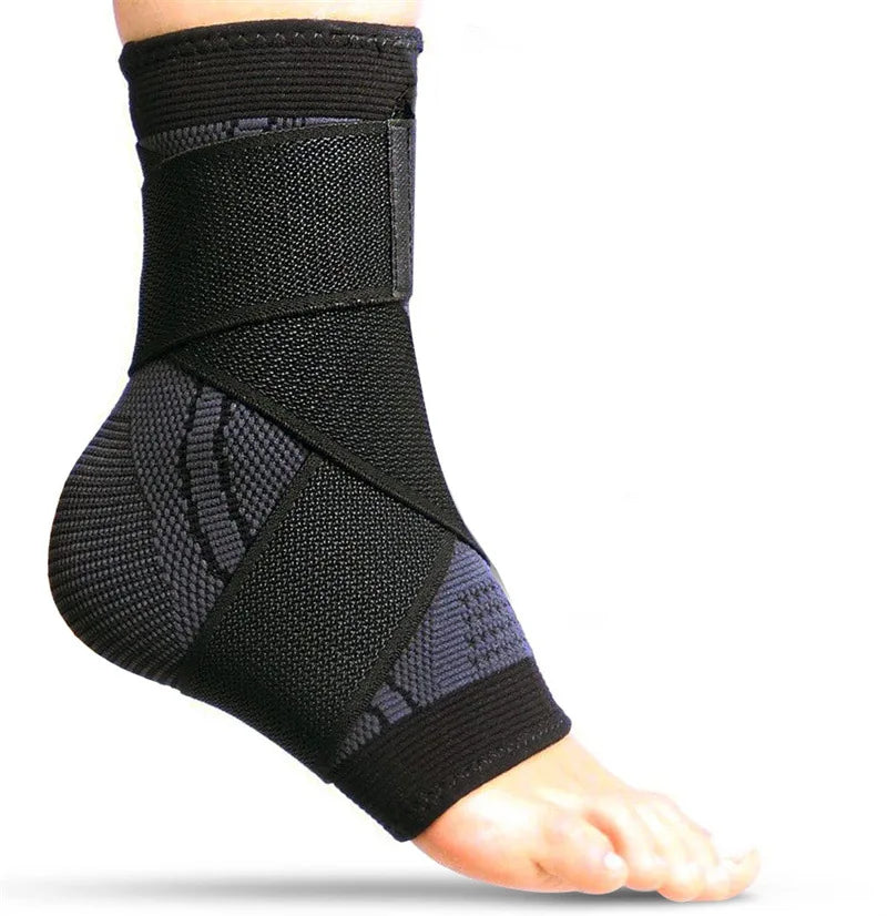 Tobillera de soporte ajustable – Correa de nailon de compresión para proteger el tobillo en running, fútbol, baloncesto, gimnasio y entrenamiento deportivo