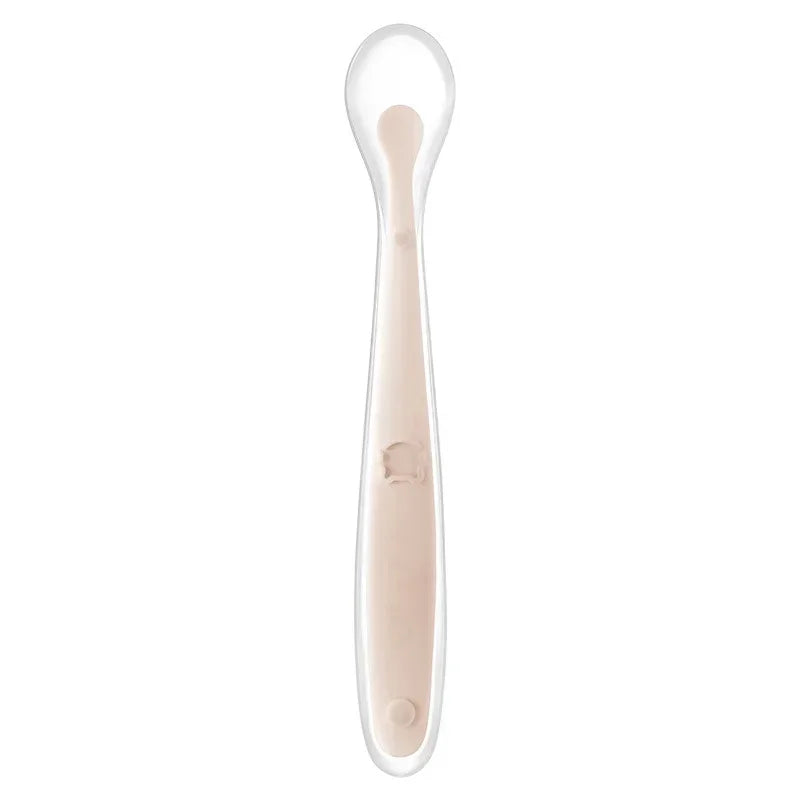 Soft Silicone Baby Feeding Spoon – Gentle Training Spoon for Infants, Toddlers & Baby-Led Weaning