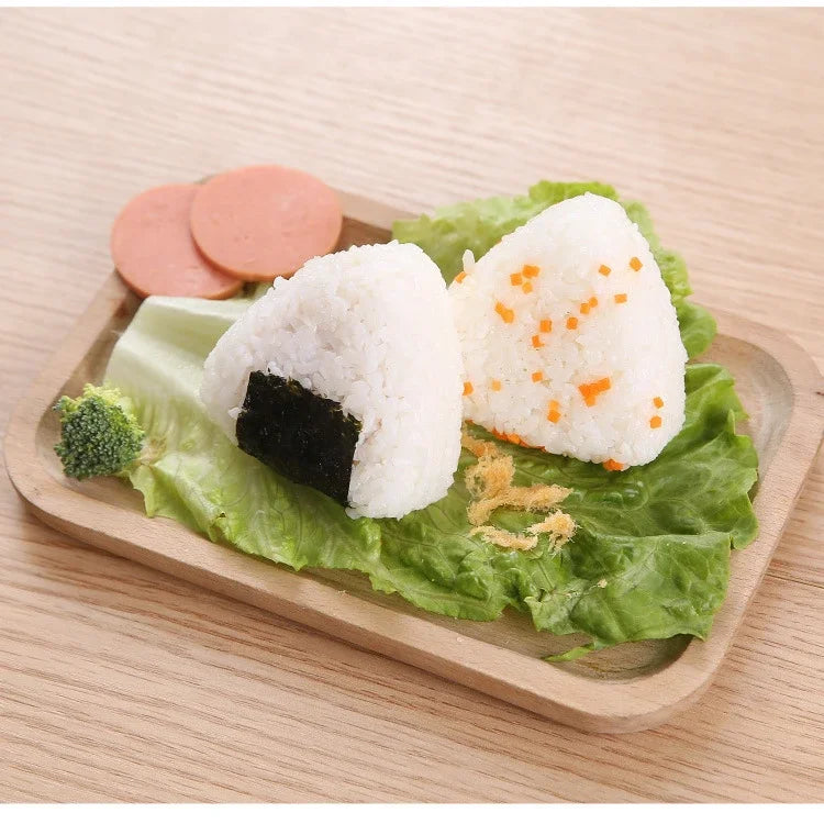 Onigiri Sushi Rice Ball Mold Kit – DIY Japanese Rice Press for Bento Lunches, Reusable Kitchen Tool (1–2 PCS)