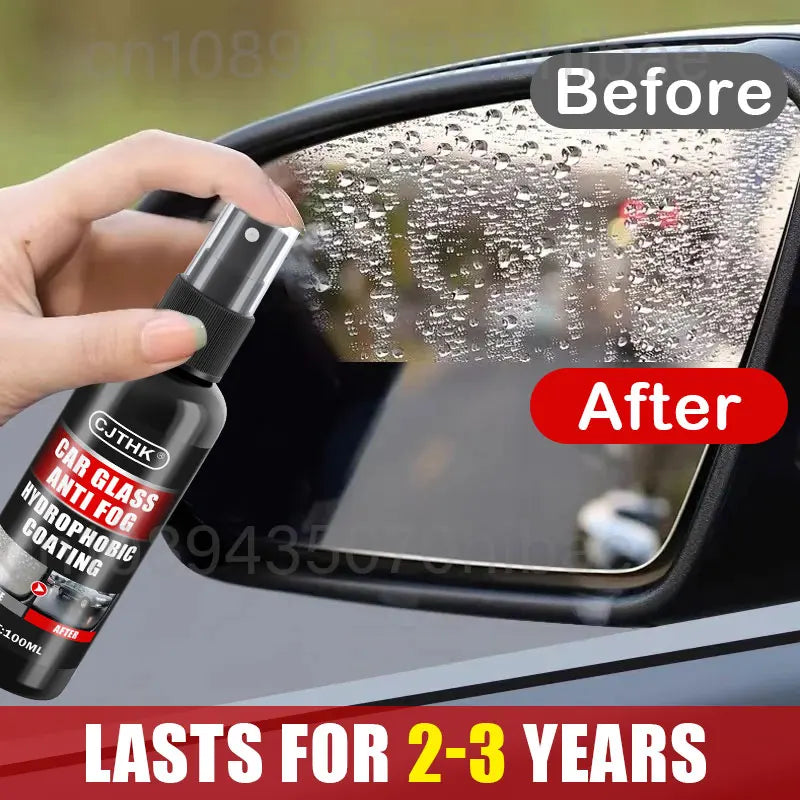 Spray repelente de lluvia Nano Glass – Revestimiento hidrofóbico para parabrisas y eliminador de películas de aceite para automóviles