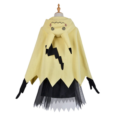 Mimikyu Anime Cosplay Costume – Women’s Dress-Up Outfit for Halloween, Comic-Con & Carnival (Complete Coser Prop Set, Adult Size)