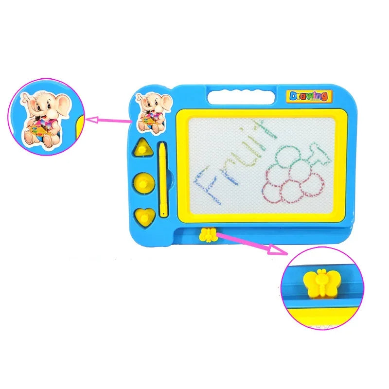 Tableau de dessin magnétique pour enfants – Ardoise magique réutilisable, jouet artistique éducatif, outil de pratique d'écriture créative, cadeau d'apprentissage précoce pour enfants
