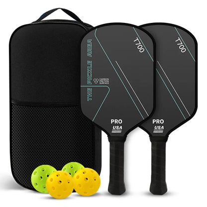T700 Carbon Fiber Pickleball Paddle – USAPA Approved Frosted Surface Racket for Outdoor Competition (1 or 2 Pack)
