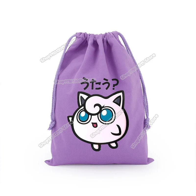 Pokémon Drawstring Storage Bags – Pikachu, Squirtle, Charmander & Charizard Party Gift Pouch