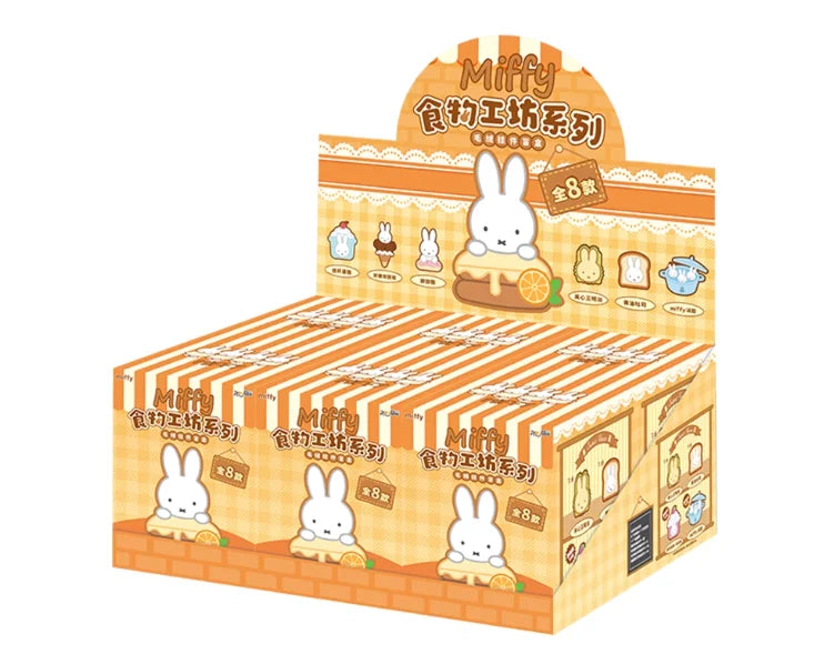 Caja Ciega Original de la Serie Miffy Estilo Antiguo – Minifiguras Lindas de Grano, Adornos Colgantes de Personajes de Anime, Juguetes y Regalos Coleccionables para Festivales