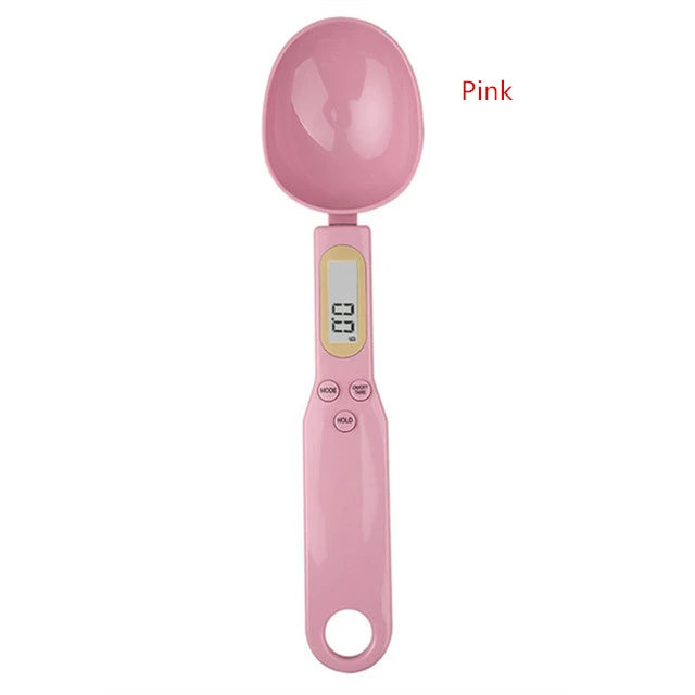 500g 0.1g Digital Kitchen Scale – LCD Electronic Measuring Spoon Scale for Flour, Milk, Coffee & Food, Mini Precision Baking Weighing Tool