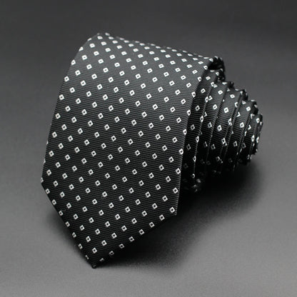 Corbata Floral de Puntos para Hombre – Corbata Casual de Moda Azul Roja Amarilla para Negocios, Bodas y Ocasiones Formales | Accesorio de Regalo