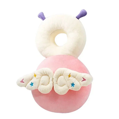 Mochila protectora de cabeza para bebé – Cojín de seguridad de abeja ángel para 1-3 años, almohada protectora anticaída