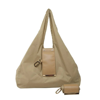 Reusable Mini Keychain Tote Bag – Lightweight Foldable Large-Capacity Shopping Bag, Expandable Eco-Friendly Reusable Carry Bag