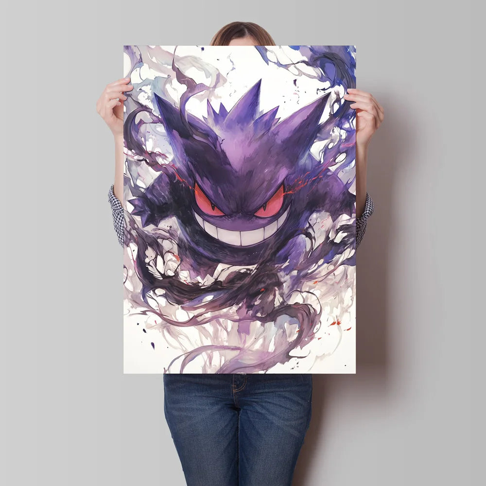 Pokémon Umbreon Canvas Wall Art – Stylish High Quality Decorative Painting for Home (Multiple Sizes)