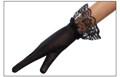 C.C. Cosplay Costume – Code Geass Black Lace Butterfly Long Dress Set with Wig (Anime Roleplay Outfit)