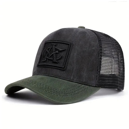 2026 Breathable Mesh Baseball Cap – CA Embroidered Unisex Hat with Sunshade Design for Daily Wear, Hip-Hop & Skateboarding