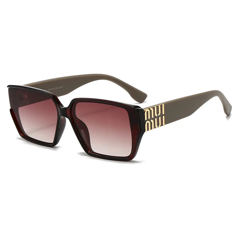 Fashion Square Sunglasses for Women & Men – Stylish Unisex Vintage Shades with UV400 Protection, Trendy Luxury-Inspired Eyewear