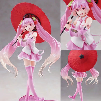 Hatsune Miku Anime Figure – Wedding Dress & Swimsuit Vocaloid PVC Action Figure Collectible Model Toy for Girls Gift