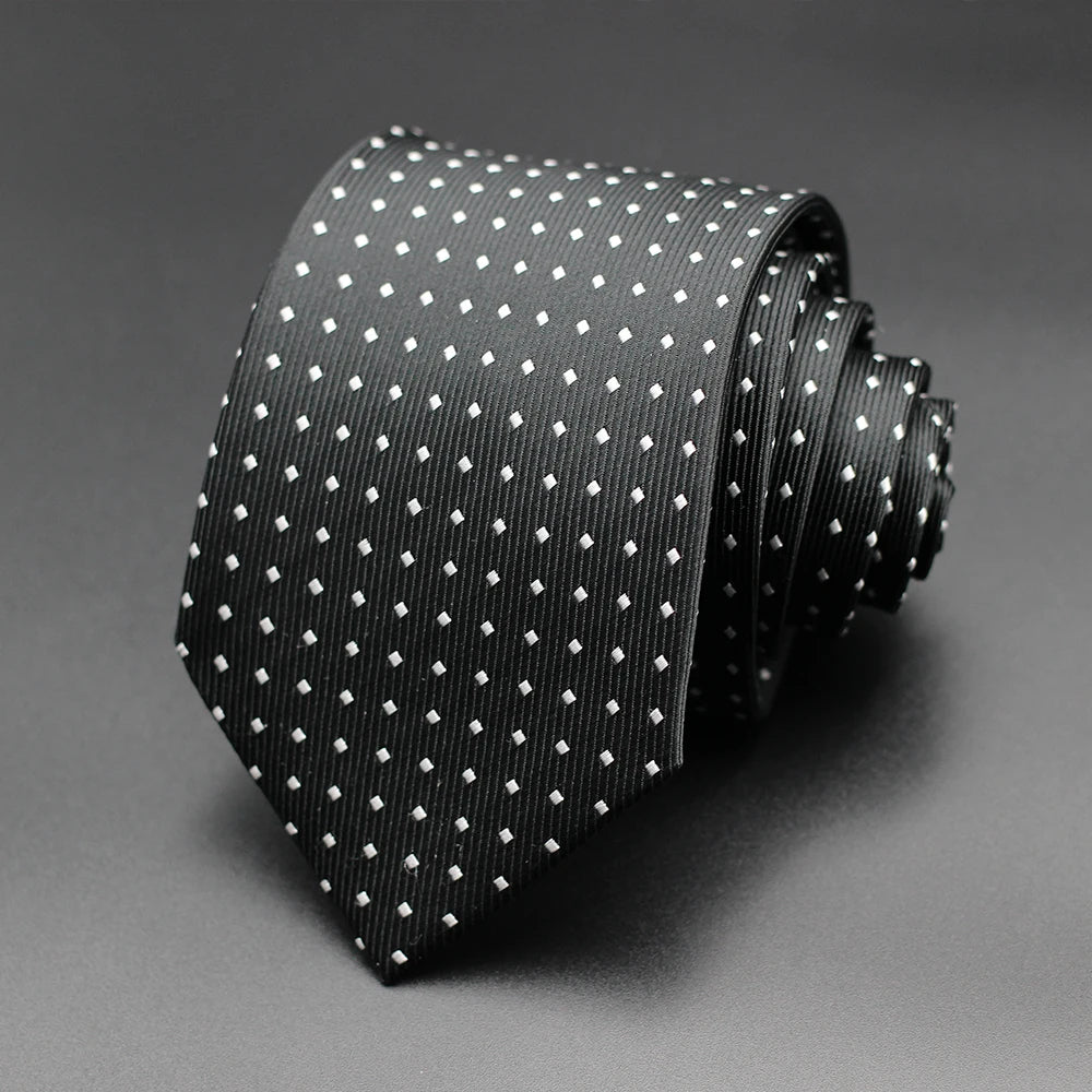 Corbata Floral de Puntos para Hombre – Corbata Casual de Moda Azul Roja Amarilla para Negocios, Bodas y Ocasiones Formales | Accesorio de Regalo