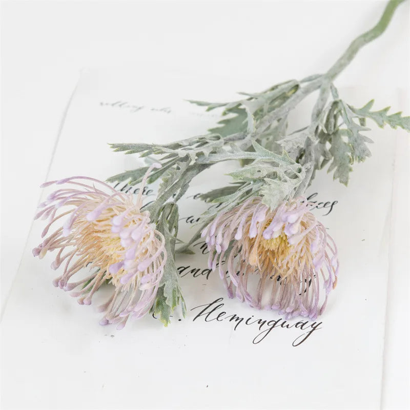 Flores artificiales de crisantemo araña – Decoración floral de crisantemo sintético realista para el hogar, habitaciones, bodas, Navidad, Pascua y arreglos de mesa