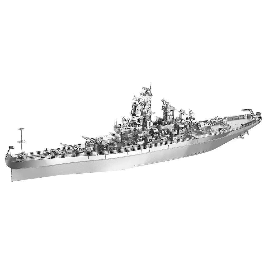 Piececool Kit de Modelo de Acorazado de Metal 3D – HMS Hood y Richelieu, Rompecabezas de Ensamblaje, Juguete Educativo para Adolescentes y Coleccionistas