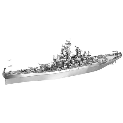 Piececool Kit de Modelo de Acorazado de Metal 3D – HMS Hood y Richelieu, Rompecabezas de Ensamblaje, Juguete Educativo para Adolescentes y Coleccionistas