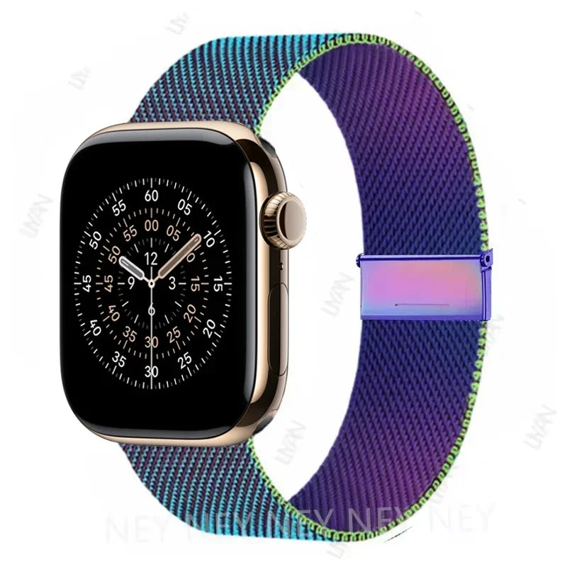 Milanese Loop Metal Band for Apple Watch – Compatible with Series 11, 10, 9, 8, 7, 6, 5, 4, SE & Ultra 2/3, 40–49mm
