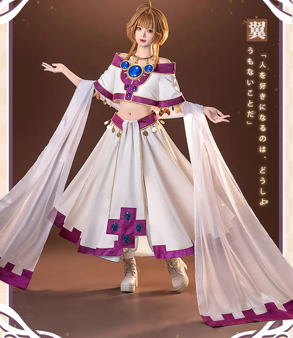 Cardcaptor Sakura Cosplay Costume – Pink & White Sweet Combat Dress (Anime Party/Halloween Outfit)