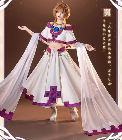 Cardcaptor Sakura Cosplay Costume – Pink & White Sweet Combat Dress (Anime Party/Halloween Outfit)