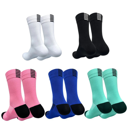 Professional Cycling Socks – Quick-Dry Long Tube Sports Socks for Men & Women