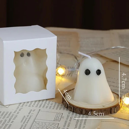 Halloween Ghost Scented Candle – Creative Wax Ghost Candle for Aromatherapy, Home Decoration & Premium Holiday Gifts
