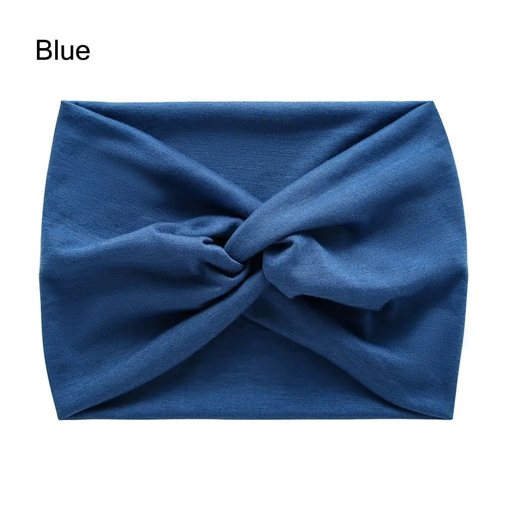 Extra Large Twisted Headband – Thick Wide Turban Hair Wrap for Women | Workout Yoga Fashion Hair Accessories