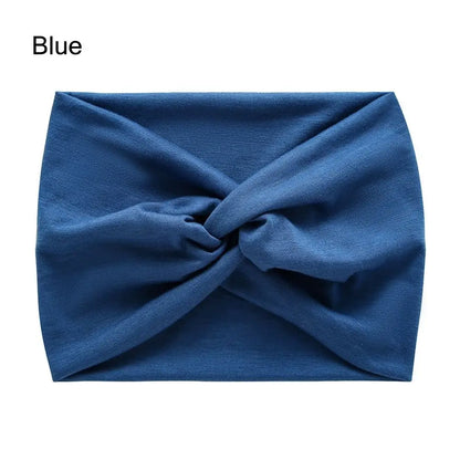Extra Large Twisted Headband – Thick Wide Turban Hair Wrap for Women | Workout Yoga Fashion Hair Accessories