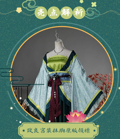 Maomao Cosplay Costume – Green Dress (The Apothecary Diaries Anime Outfit, Halloween/Party Set)