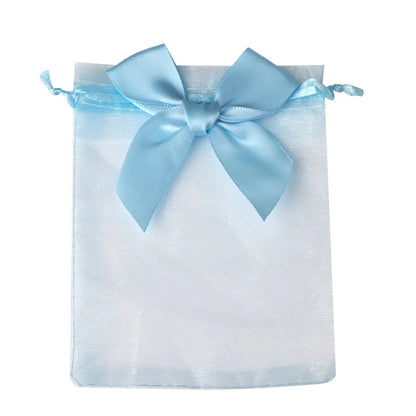 10/20/50PCS Organza Drawstring Gift Bags with Bow – Jewelry, Candy & Party Favor Pouches for Weddings, Christmas & Special Events
