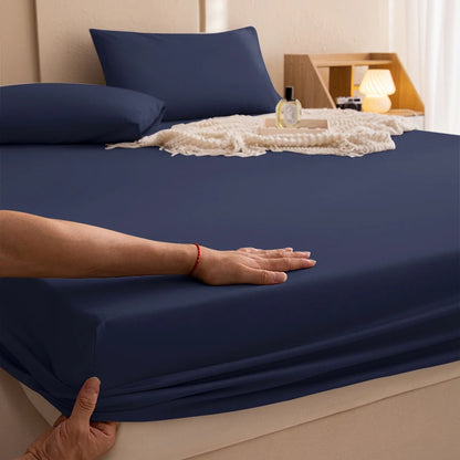 Protège-matelas 100 % imperméable – Housse de matelas ajustée avec bande élastique pour lits simples, doubles, Queen et King