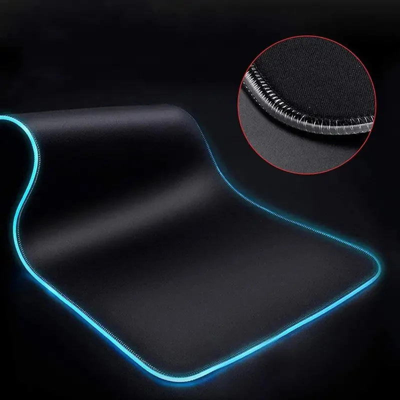 Alfombrilla de ratón Gaming XXL RGB de Pokémon Gengar – Alfombrilla de escritorio retroiluminada LED para teclado y PC