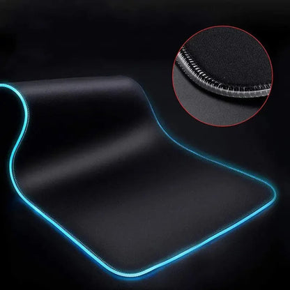 Alfombrilla de ratón Gaming XXL RGB de Pokémon Gengar – Alfombrilla de escritorio retroiluminada LED para teclado y PC