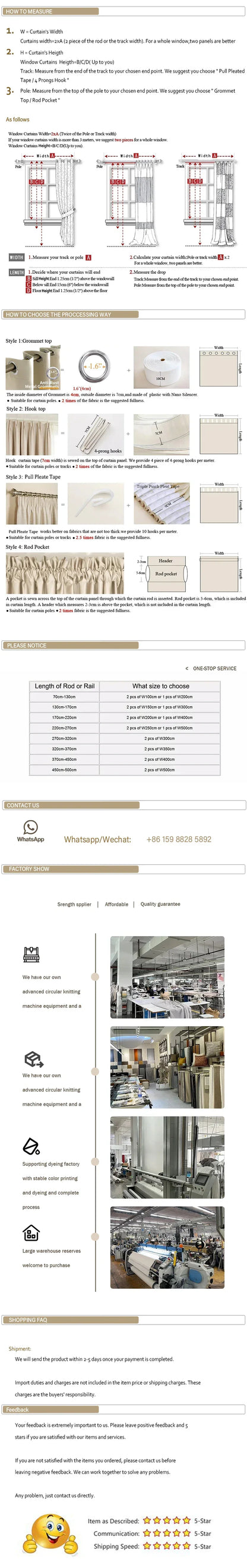 Voilages sur mesure aspect lin – Panneaux de fenêtre filtrant la lumière avec protection UV