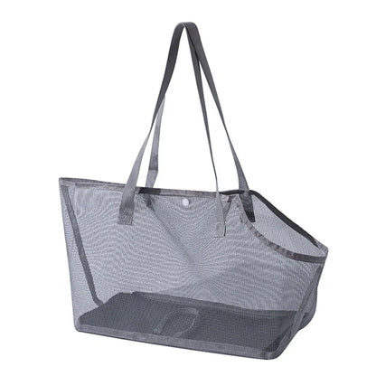 Portable Mesh Pet Carrier Bag Breathable Foldable Shoulder Crossbody Tote for Cats & Small Dogs Summer Travel