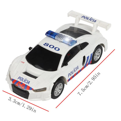 Voiture de slot analogique 1:64 pour Carrera GO et Scalextric – Voiture de course électrique à grande vitesse, véhicule jouet de piste de course de police