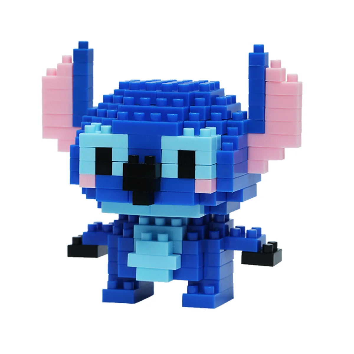 Disney Stitch & LinaBell Building Blocks Set – Cartoon Character Figures, DIY Assembly Bricks & Creative Construction Toy Gift for Kids