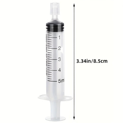 10/20 Pcs Seringue Distributeur de Parfum en Plastique 5 ml – Outil de Transfert pour Bouteille Rechargeable pour Cosmétiques, Remplissage de Parfum, Mesure de Liquide et Fournitures de Beauté DIY