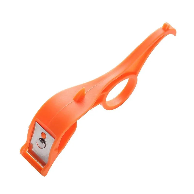 Stainless Steel Fruit & Vegetable Peeler – Portable Manual Apple, Kiwi, Orange & Potato Peeling Tool, Multi-Purpose Kitchen Gadget