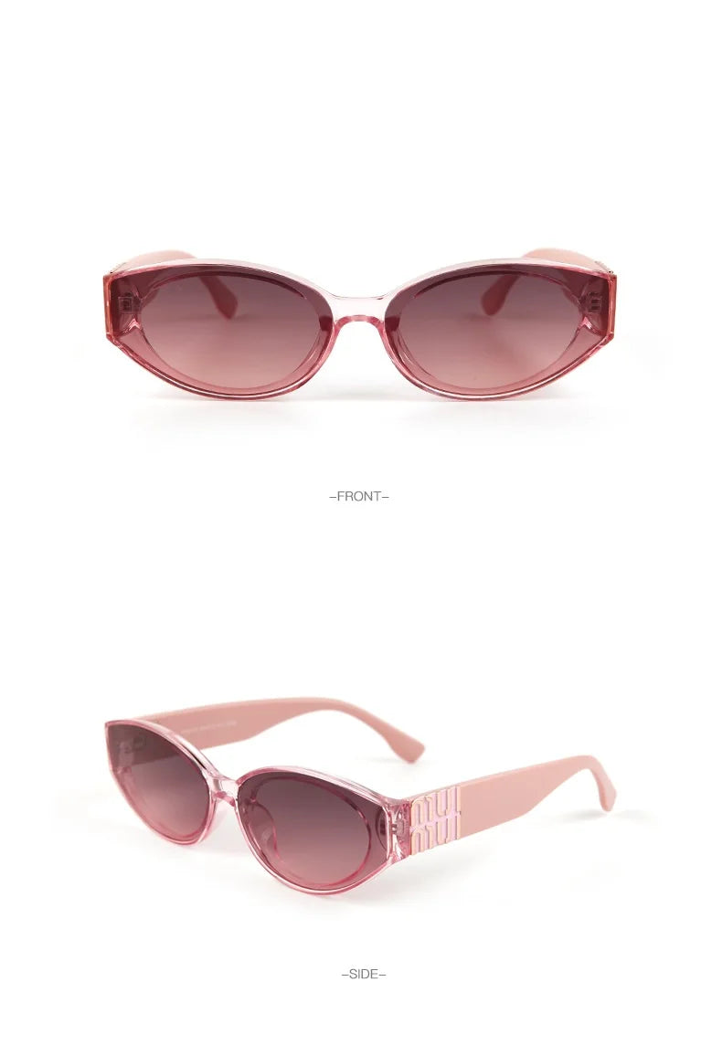 2025 Luxury Oval Sunglasses for Women Men Unisex Designer Fashion Shades UV400 Classic Trend