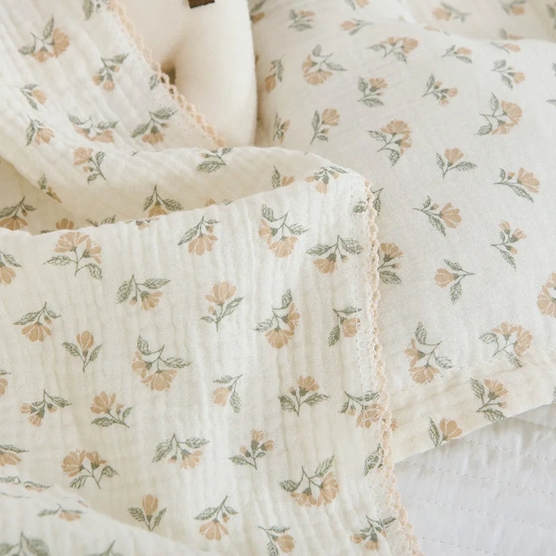 Summer Baby Muslin Blanket – Soft Newborn Swaddle Wrap Receiving Blanket for Infant Crib & Sleeping