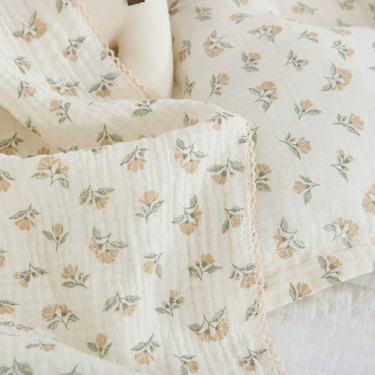 Summer Baby Muslin Blanket – Soft Newborn Swaddle Wrap Receiving Blanket for Infant Crib & Sleeping